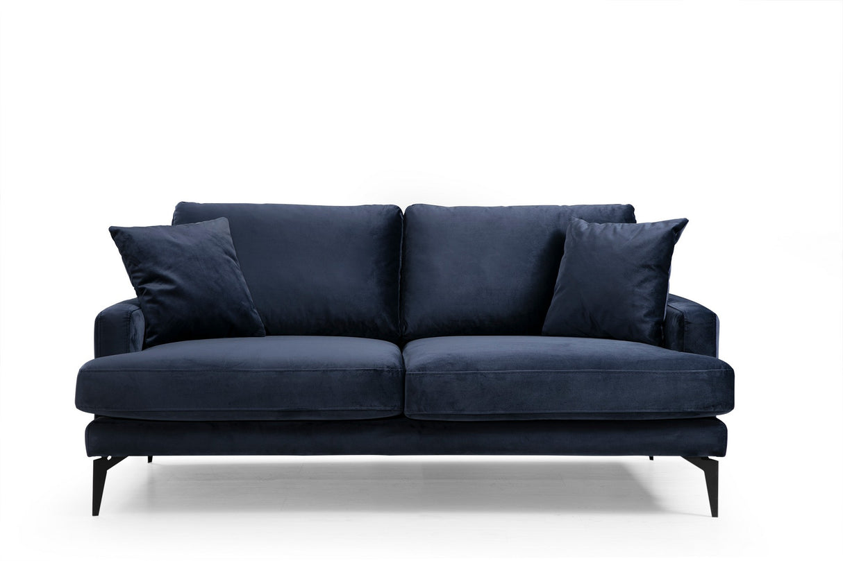 2-Sitzer-Sofa Papira Marineblau