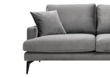 2-Sitzer-Sofa Papira Grau