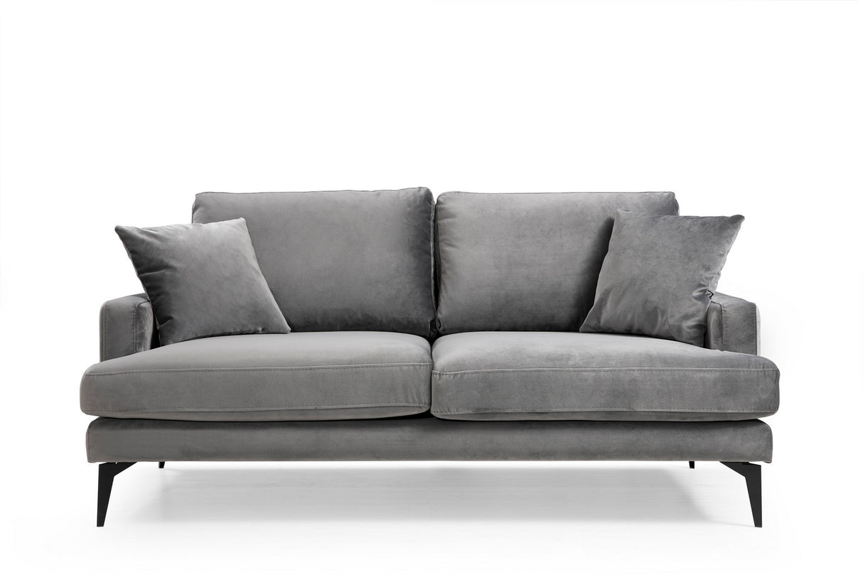 2-Sitzer-Sofa Papira Grau