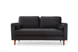 2-Sitzer-Sofa Rome Black Oak