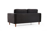 2-Sitzer-Sofa Rome Black Oak