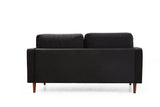 2-Sitzer-Sofa Rome Black Oak