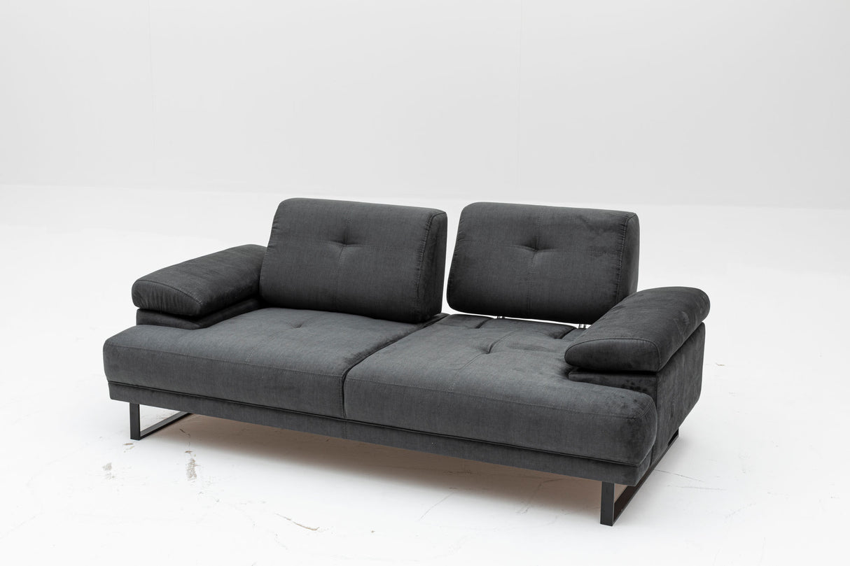 2-Sitzer-Schlafsofa Mustang Anthrazit