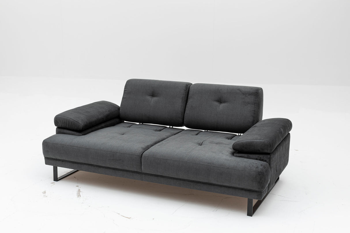 2-Sitzer-Schlafsofa Mustang Anthrazit