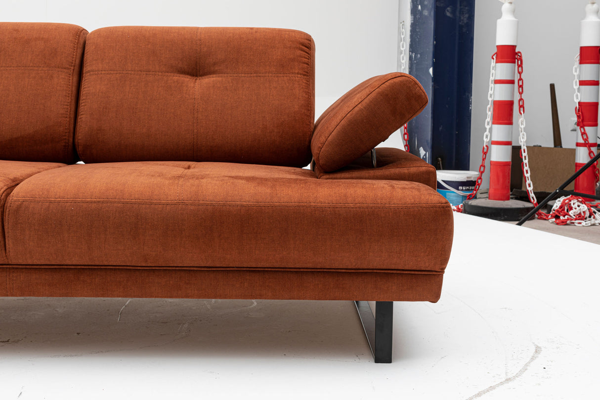 2-Sitzer-Schlafsofa Mustang Orange