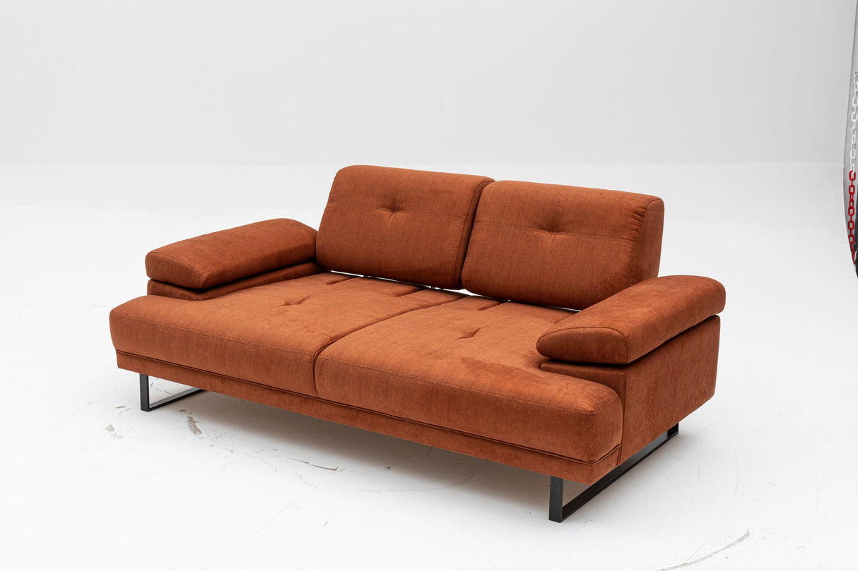 2-Sitzer-Schlafsofa Mustang Orange