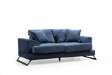 2-Sitzer-Sofa Frido Marineblau