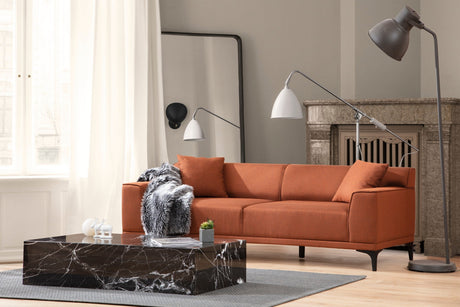 3-Sitzer-Sofa Petra Orange