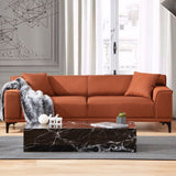 3-Sitzer-Sofa Petra Orange