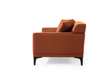 3-Sitzer-Sofa Petra Orange