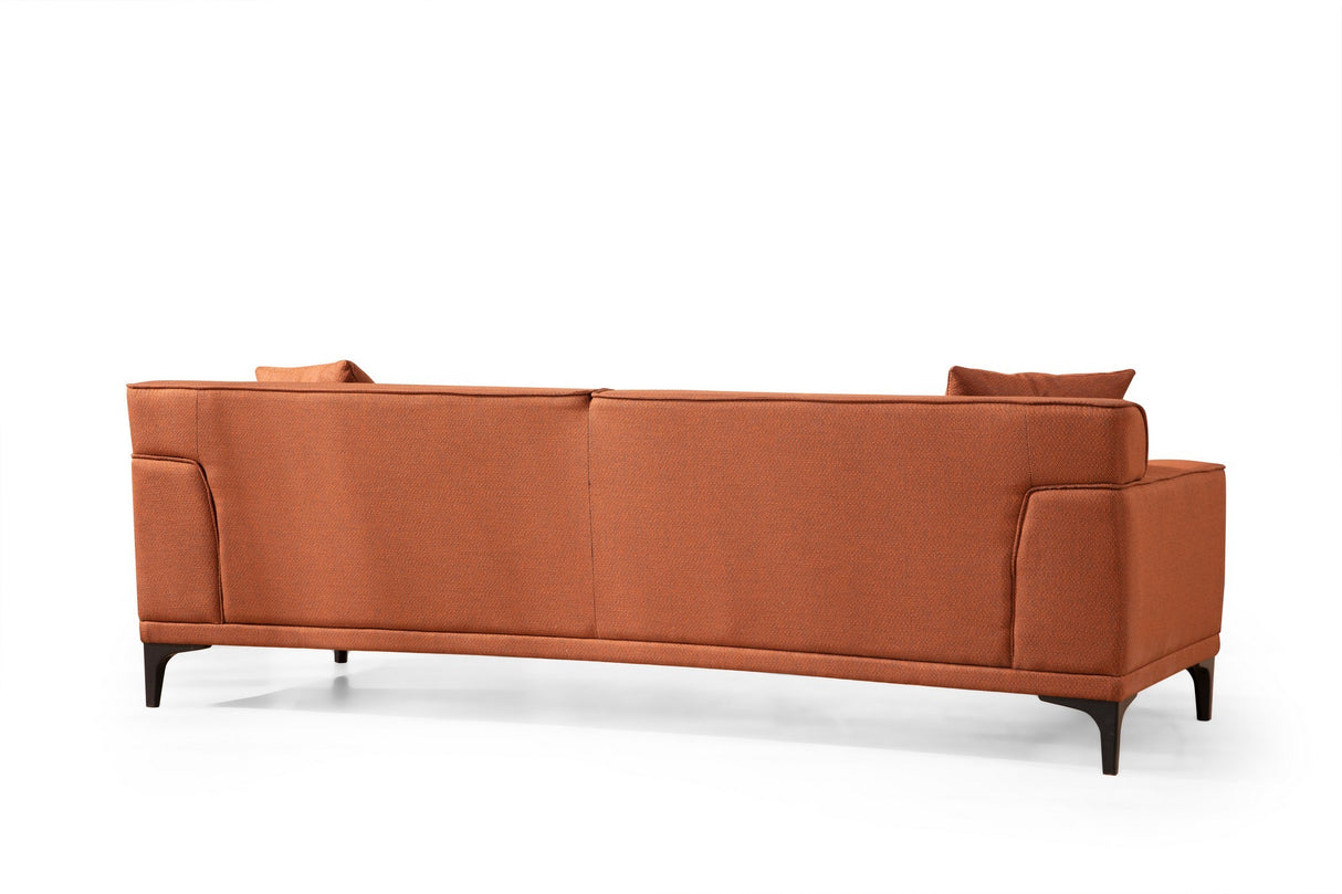 3-Sitzer-Sofa Petra Orange