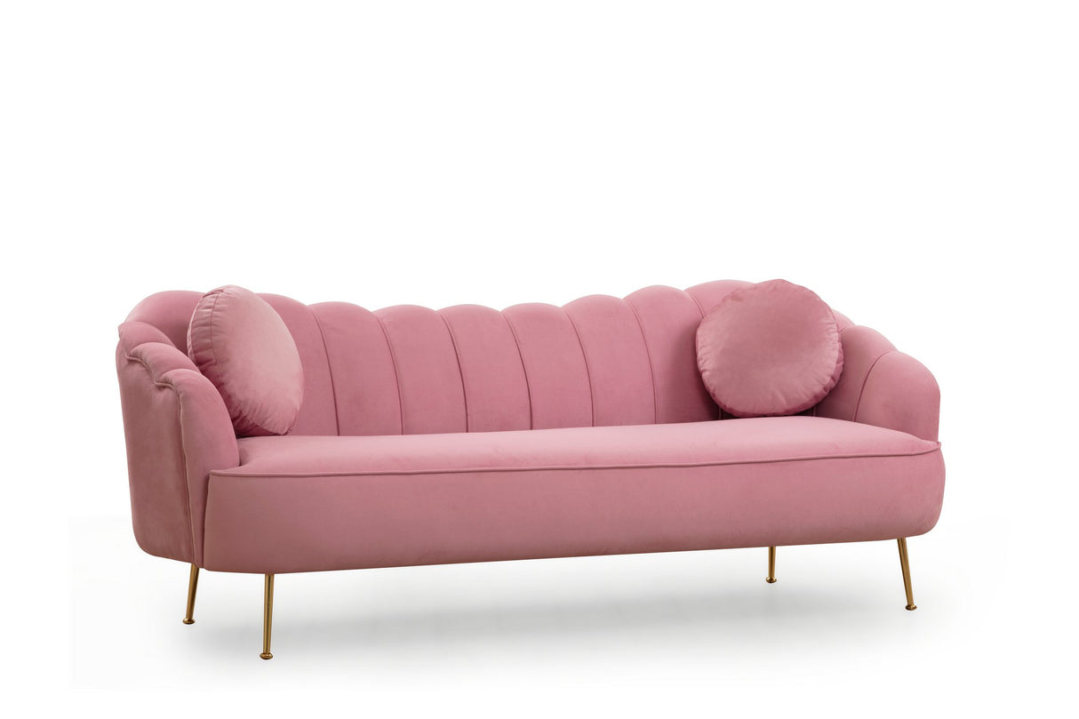 3-Sitzer-Sofa Istiridye Dusty Rose