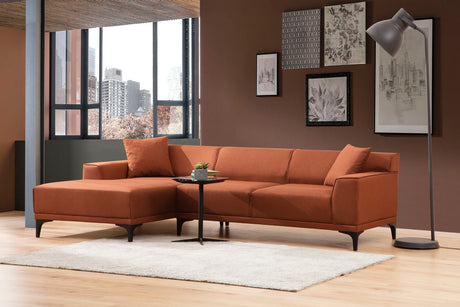 Ecksofa links Petra Orange