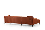 Ecksofa links Petra Orange