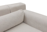 Rechtes Ecksofa Jivago Beige