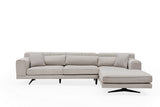 Rechtes Ecksofa Jivago Beige