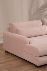 Ecksofa Left River Pink