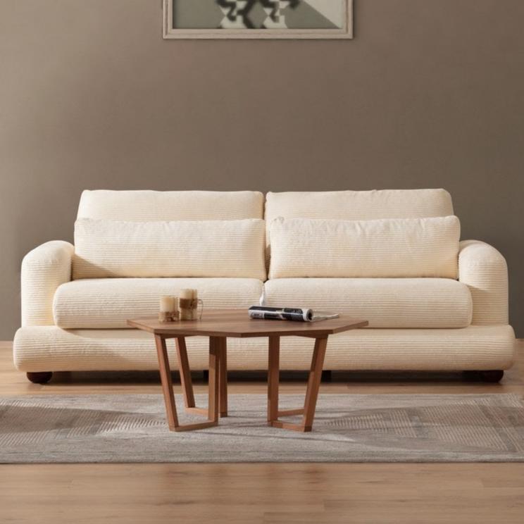 3-Sitzer-Sofa River Beige