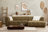 Rechtes Ecksofa Cady Khaki