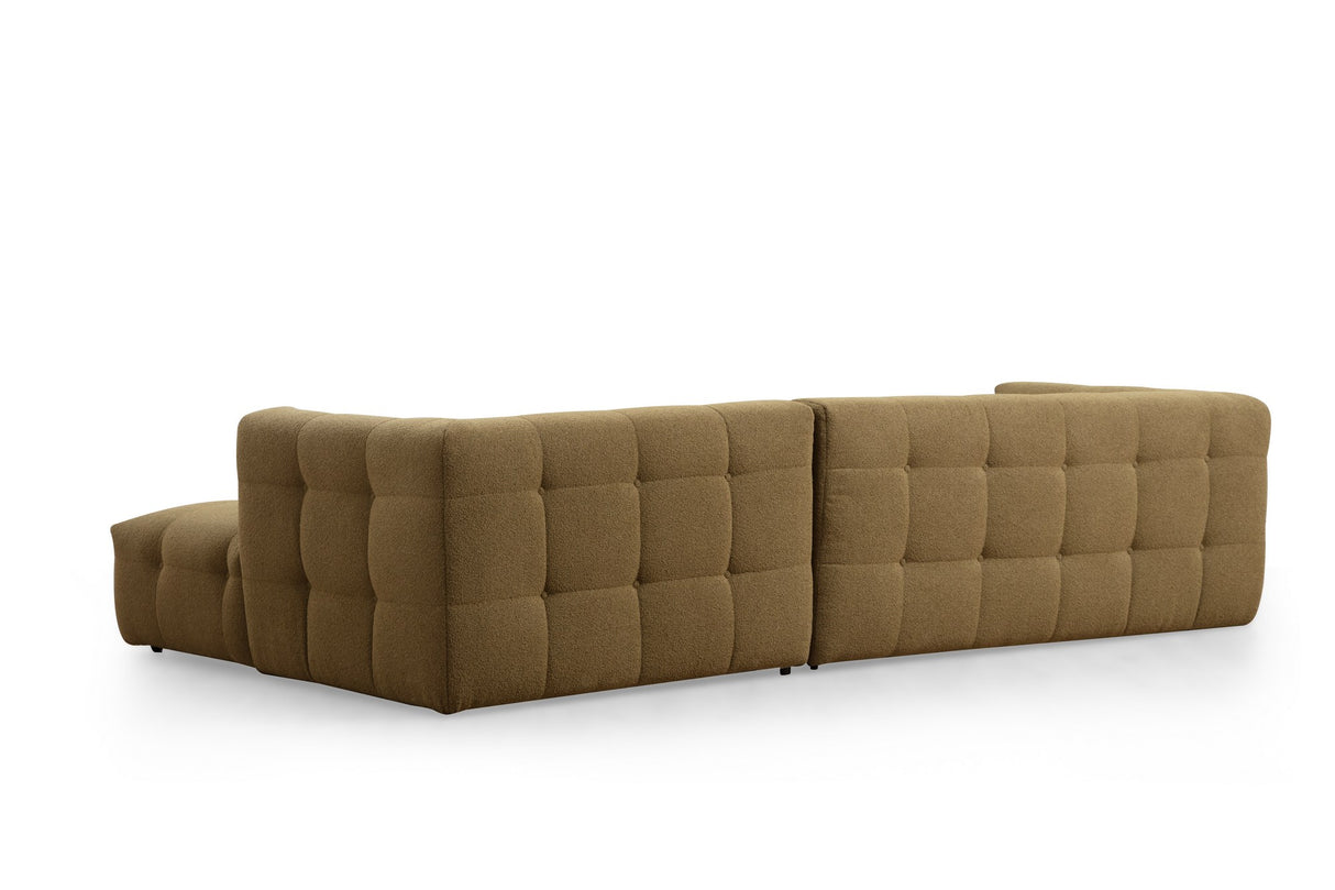 Rechtes Ecksofa Cady Khaki