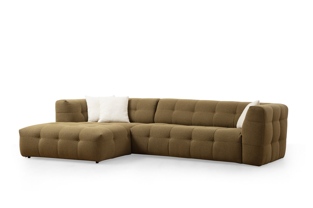 Ecksofa links Cady Khaki