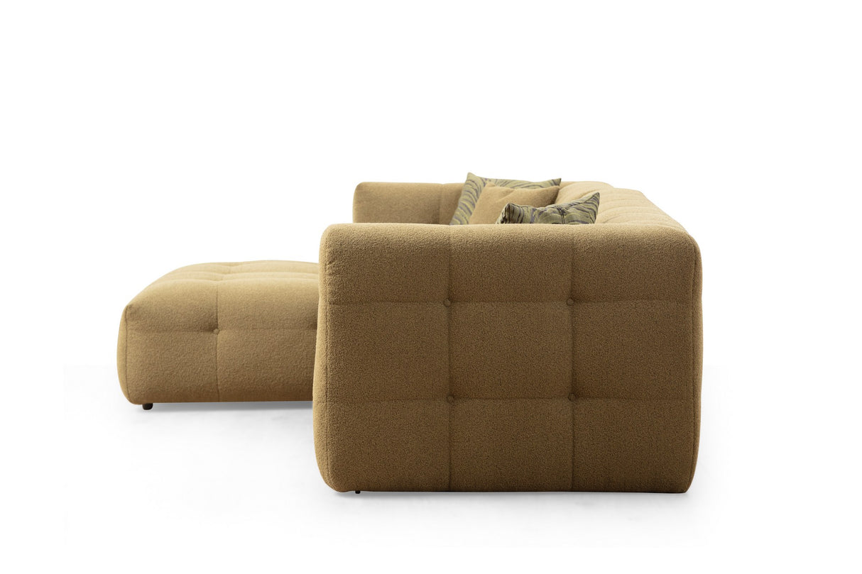 Ecksofa links Cady Khaki