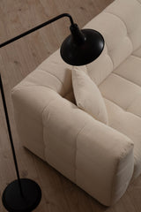 Rechtes Ecksofa Cady Beige