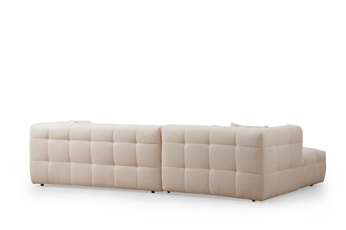 Ecksofa links Cady Beige