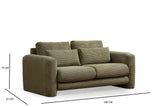 2-Sitzer-Sofa Lily Green