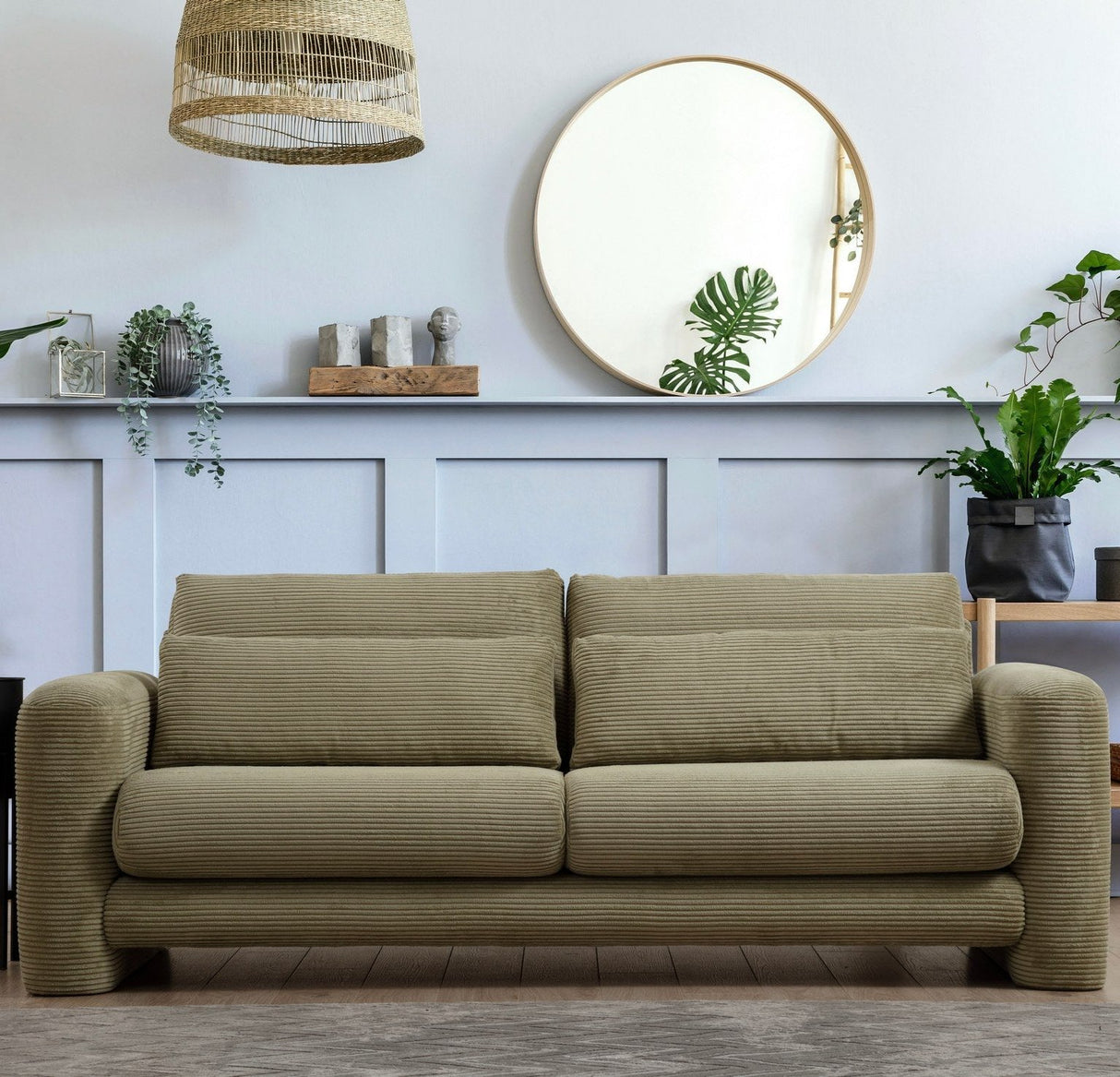 3-Sitzer-Sofa Lily Green