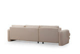 Ecksofa links Lily Cream