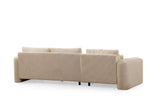 Ecksofa links Lily Beige