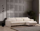 Ecksofa rechts Lily Cream