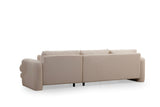 Ecksofa rechts Lily Cream