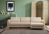 Ecksofa rechts Lily Beige