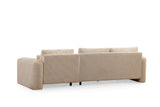 Ecksofa rechts Lily Beige