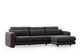 Ecksofa rechts Lily Grey