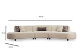 Ecksofa Pars Creme