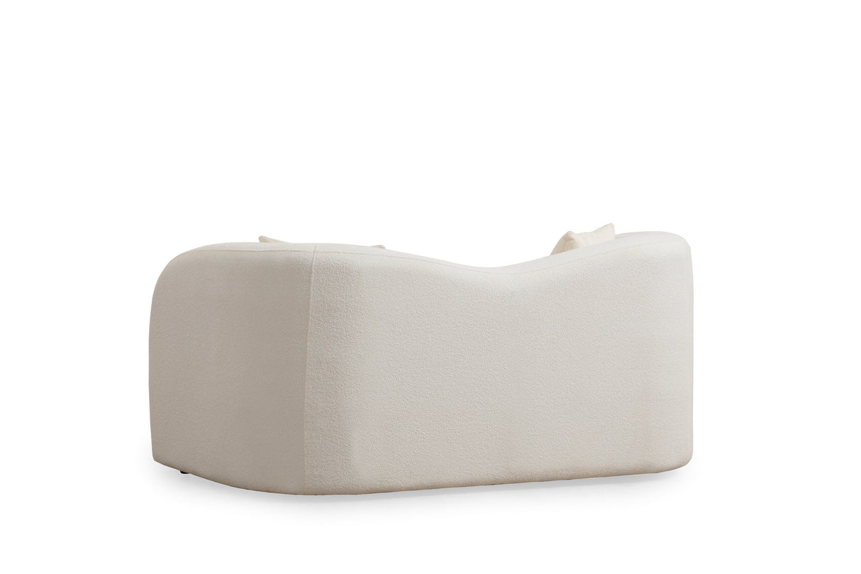 2-Sitzer-Sofa Asos Creme