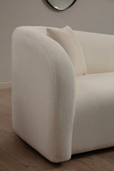 3-Sitzer-Sofa Asos Creme