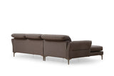 Ecksofa links Costor Grau