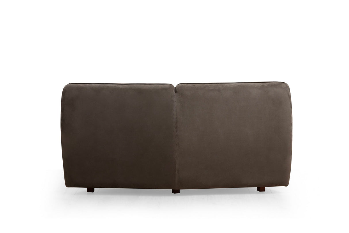 Ecksofa Mentis Braun