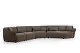 Ecksofa Mentis Braun