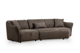 Ecksofa Mentis Braun