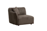 Ecksofa Mentis Braun