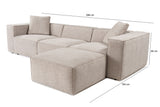 Ecksofa Lora Mokka