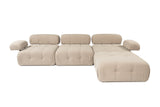 Modulare Bank 3sitzer mit Hocker Doeblo Beige