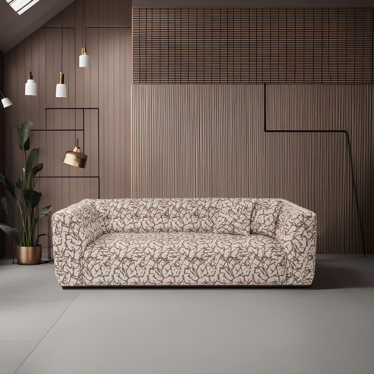 3-Sitzer-Sofa Cady Tan