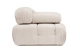 Modulare Bank 3sitzer mit Hocker Doeblo Light Beige