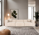 3-Sitzer-Sofa Lora Creme